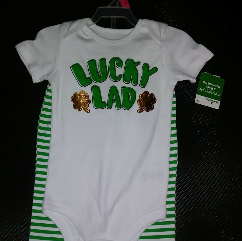 Onesie and pants Saint Patrick's